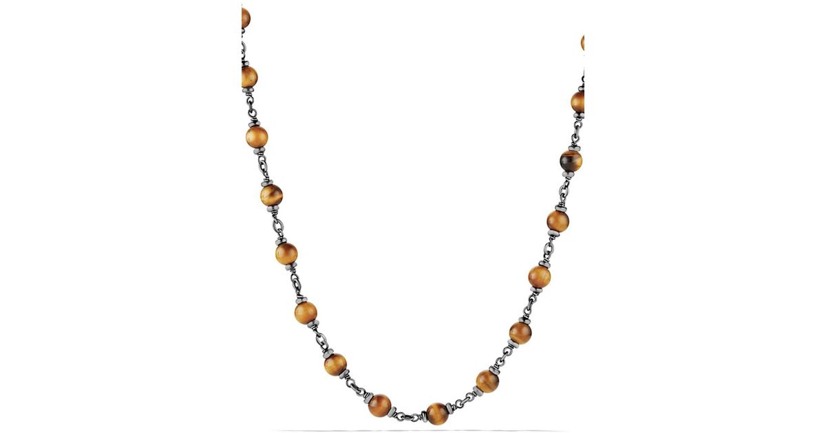 David Yurman 'spiritual Beads' Rosary Bead Necklace in Red for Men Lyst