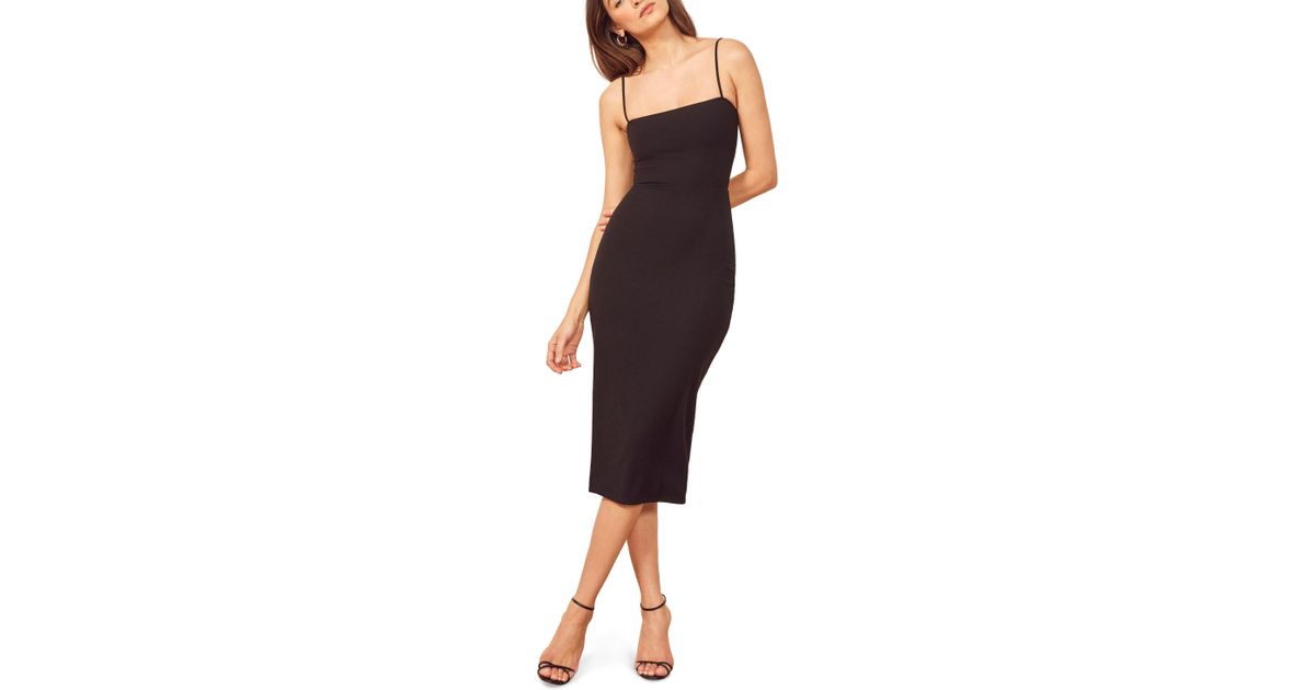 haley midi dress reformation