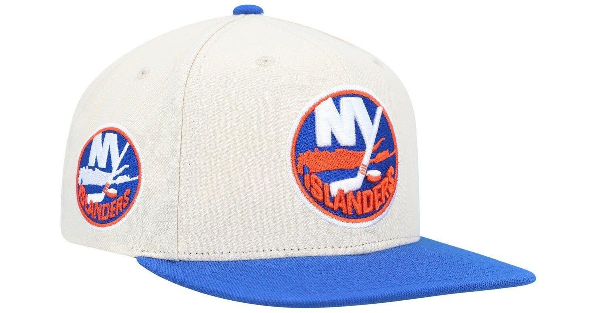 Mitchell & Ness /royal New York Islanders Vintage Snapback Hat At ...