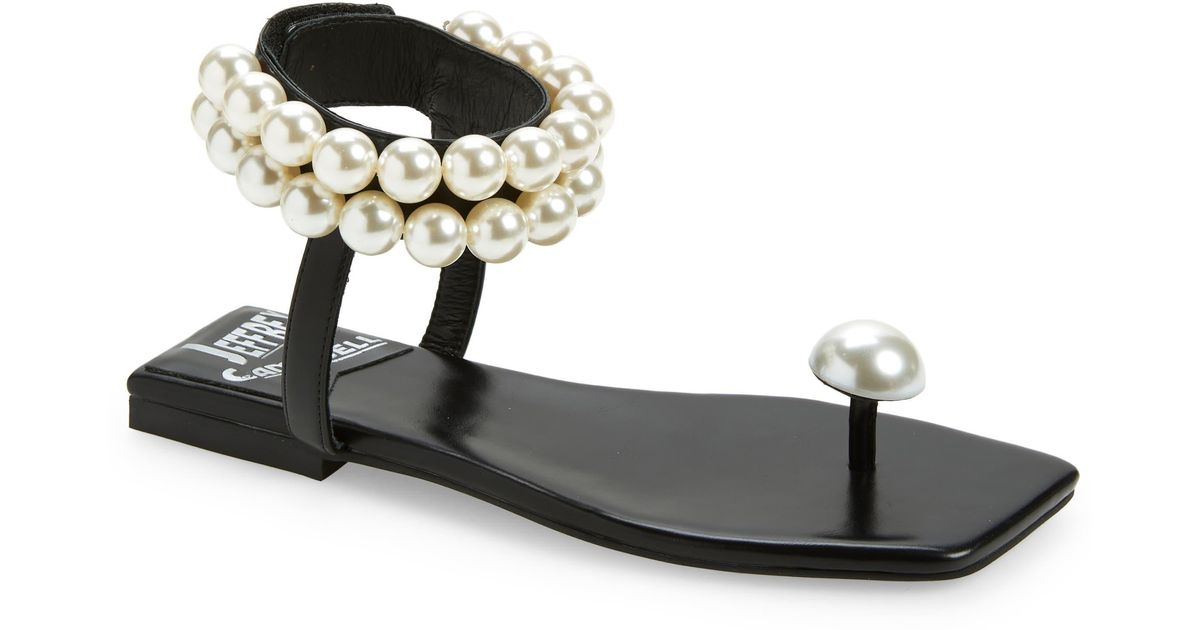 Jeffrey Campbell Chateau Embellished Sandal in White Lyst