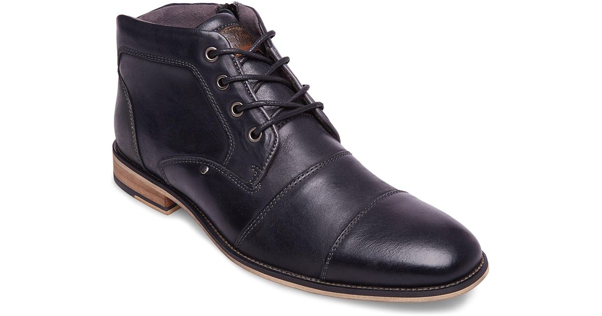 steve madden cap toe boot