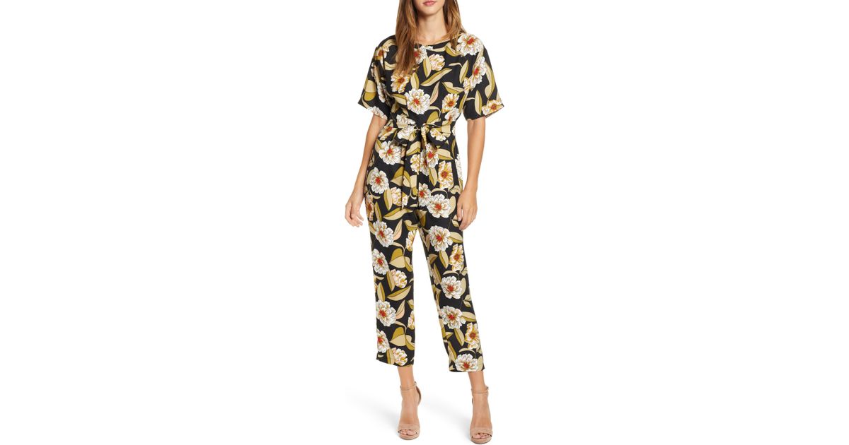leith floral jumpsuit