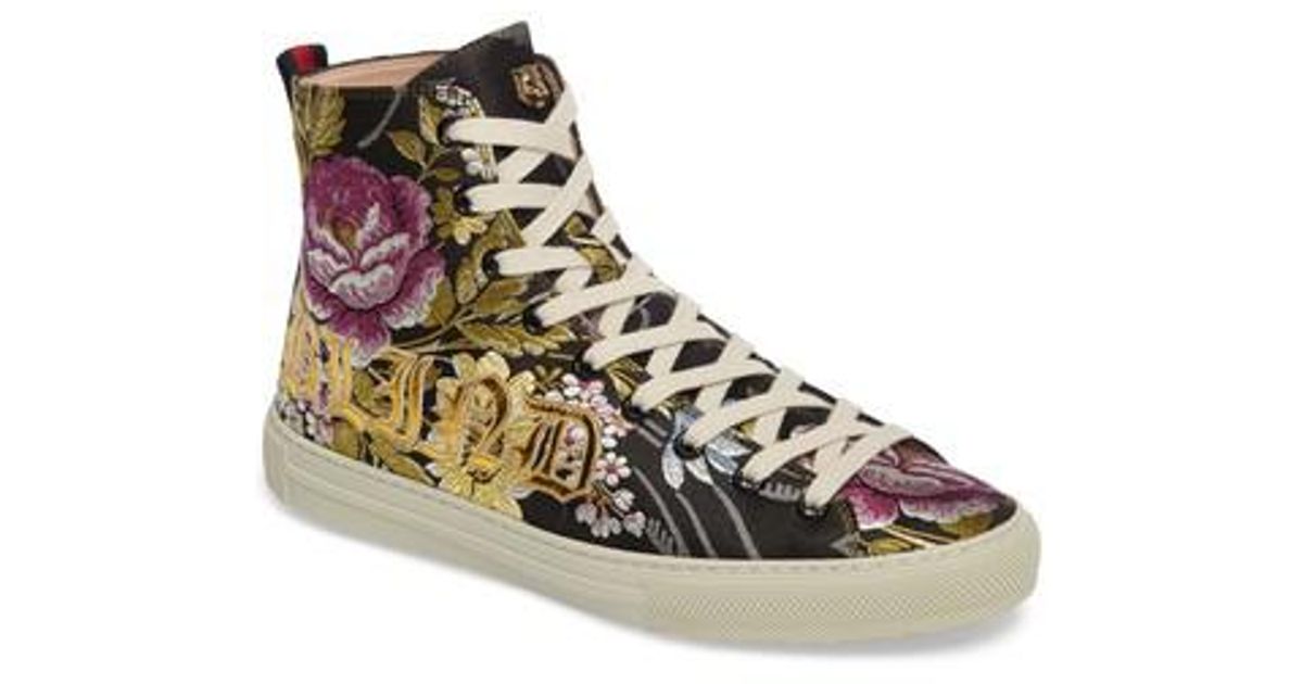 floral high tops