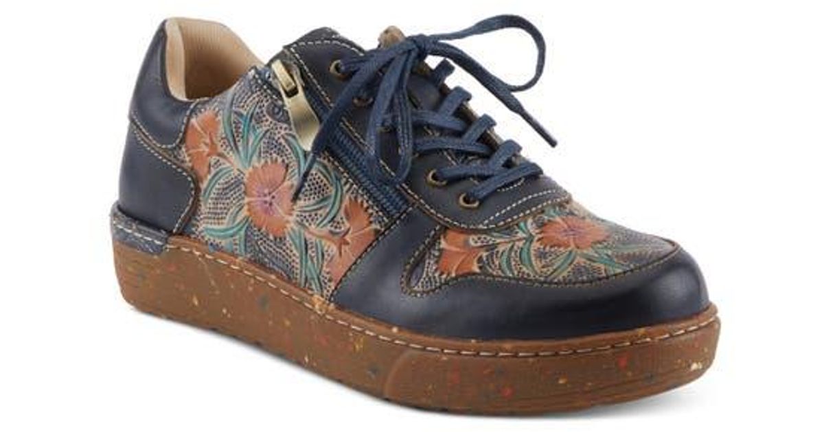 Spring Step Blue Shoes Spring Step Sincerity Sneaker in Blue | Lyst