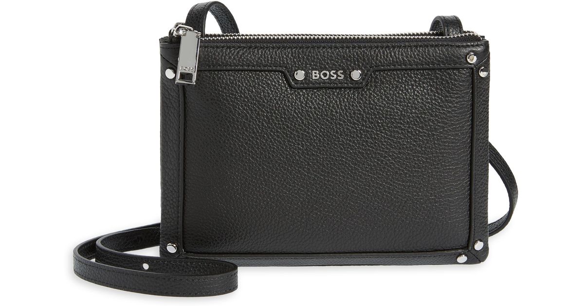 BOSS by HUGO BOSS Ivy Crossbody Bag in Black | Lyst
