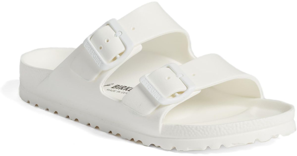 women's essentials arizona footbed sandal white