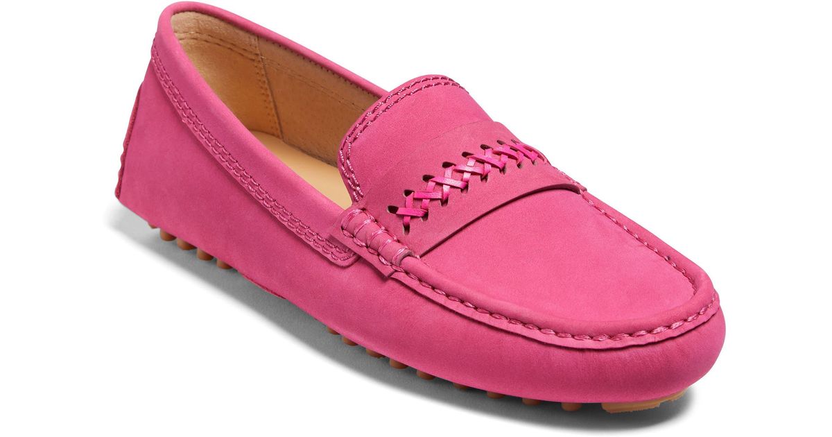 Jack Rogers Dolce Driving Loafer in Pink | Lyst