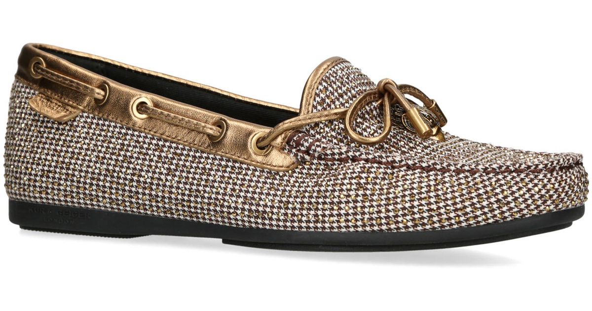 Kurt Geiger Eagle Boat Shoe in Natural Lyst