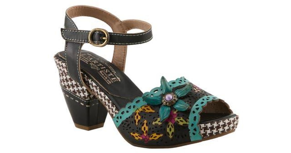 Spring Step Miabella Ankle Strap Sandal in Green | Lyst