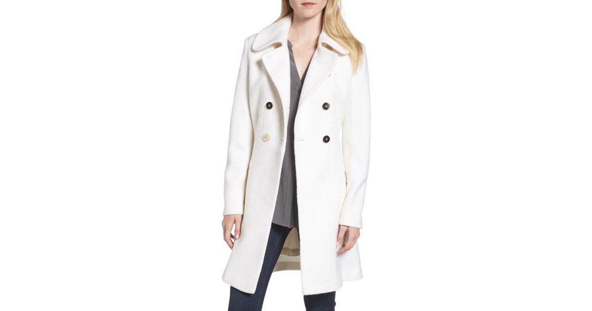 Shop Guess Double Breasted Peacoat | UP TO 55% OFF