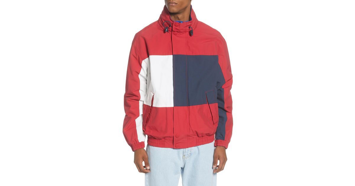 tommy flag jacket