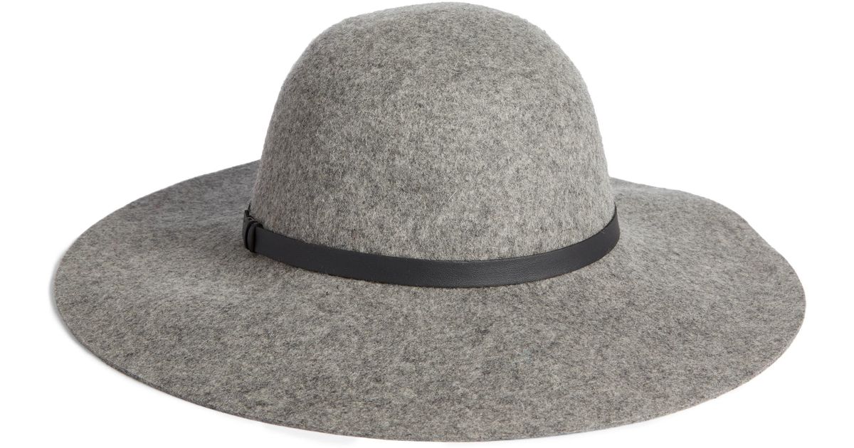 heathered felt hat