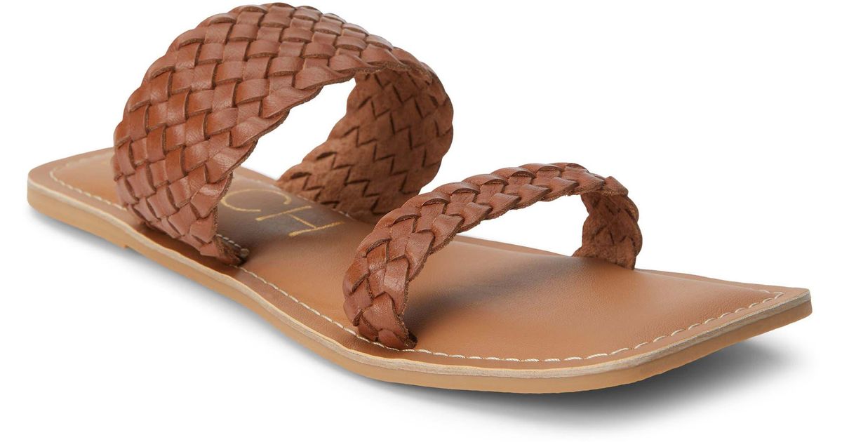 Matisse Woven Slide Sandal in Brown Lyst