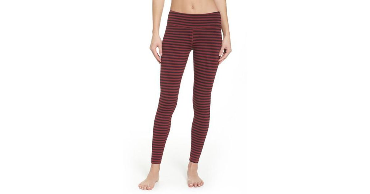reebok striped yoga pants
