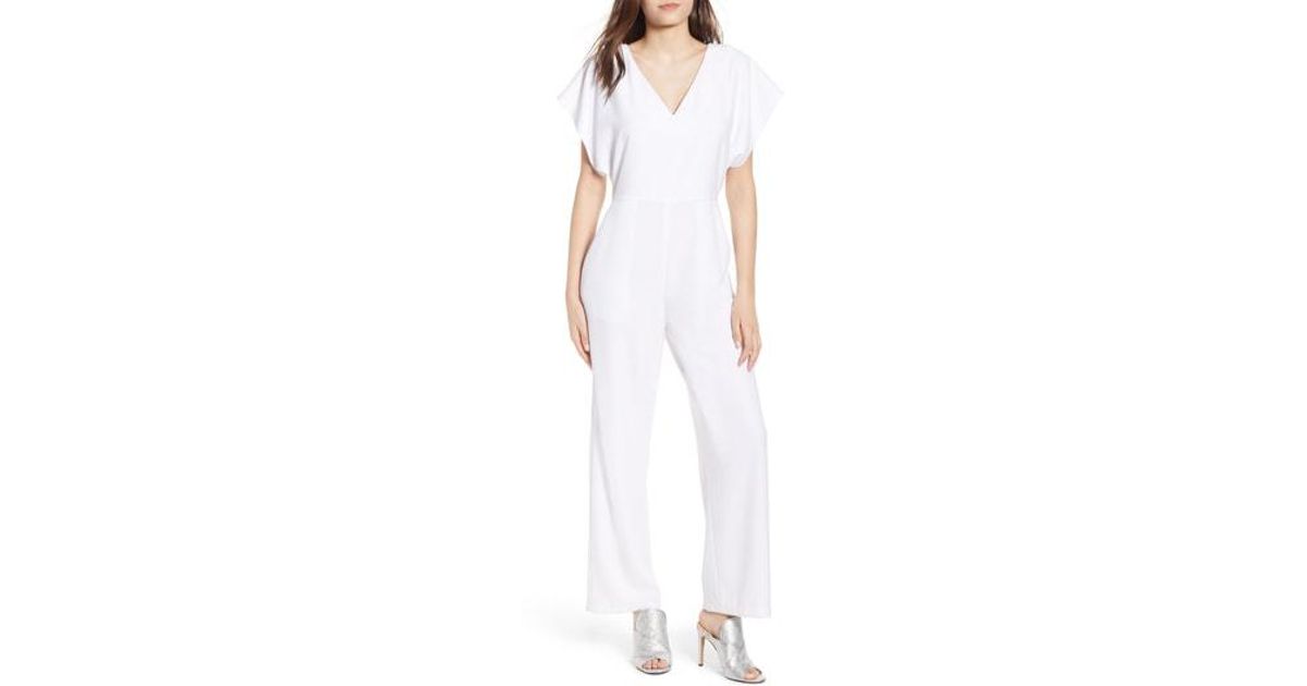 leith white jumpsuit