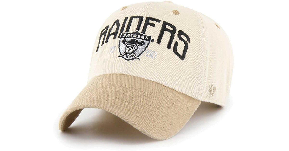 '47 /tan Las Vegas Raiders Sierra Clean Up Adjustable Hat At Nordstrom ...