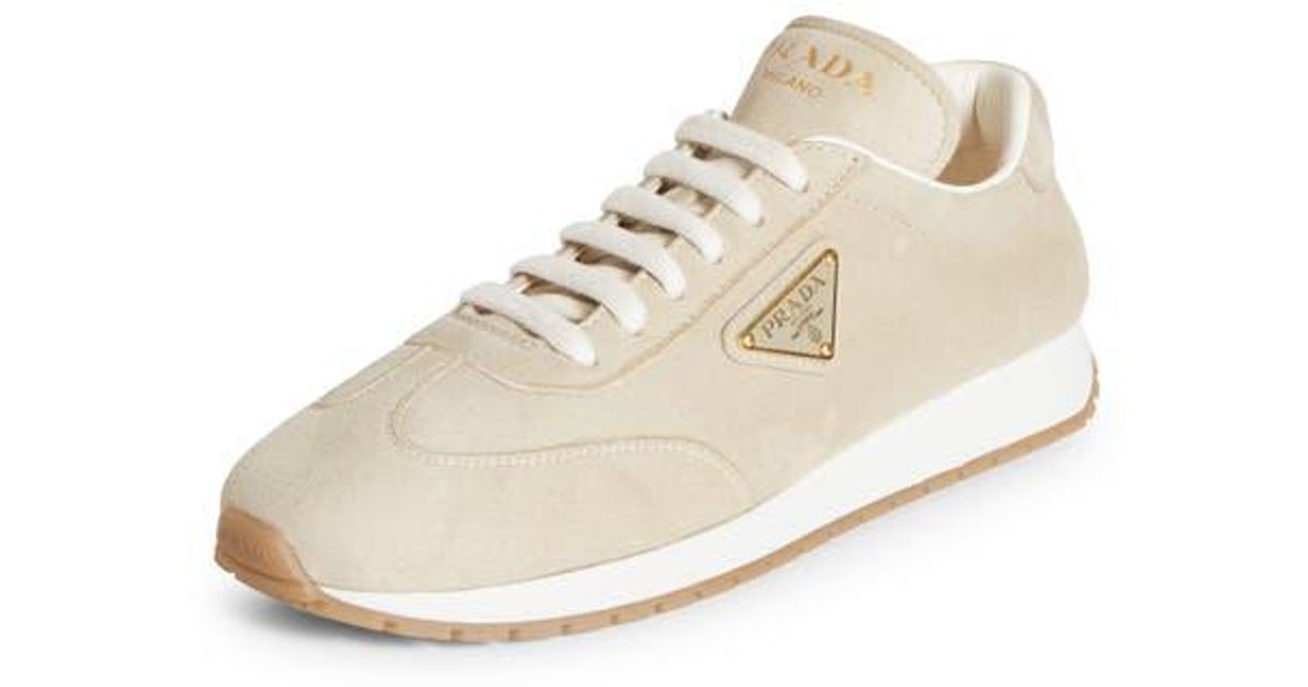 Triangle Logo Suede Sneakers main image 0