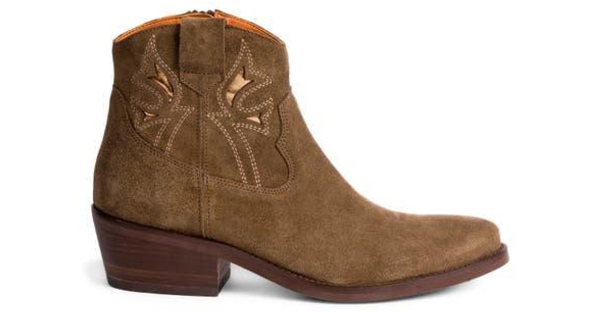 Penelope Chilvers Cassidy Paloma Western Boot in Brown | Lyst
