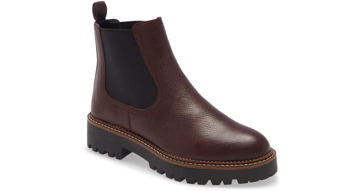 caslon miller water resistant chelsea boot
