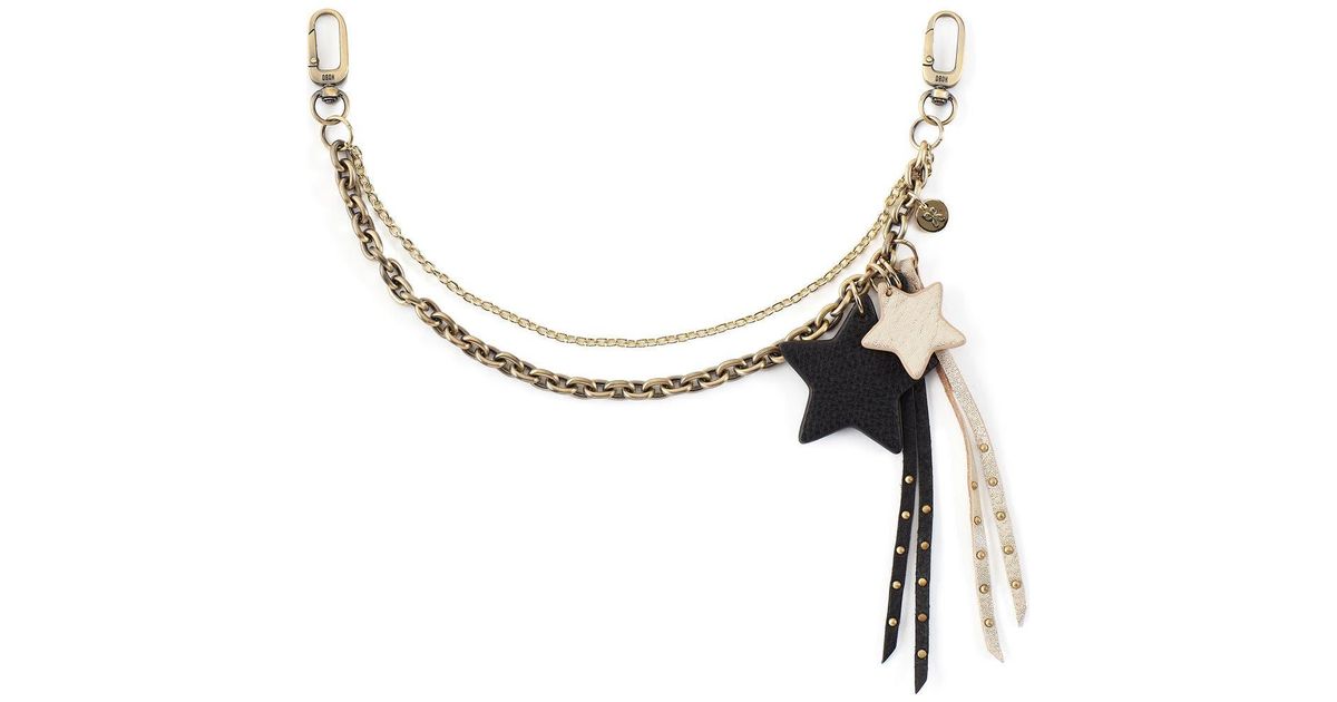 Hobo International Stardust Swag Bag Charm in Metallic | Lyst