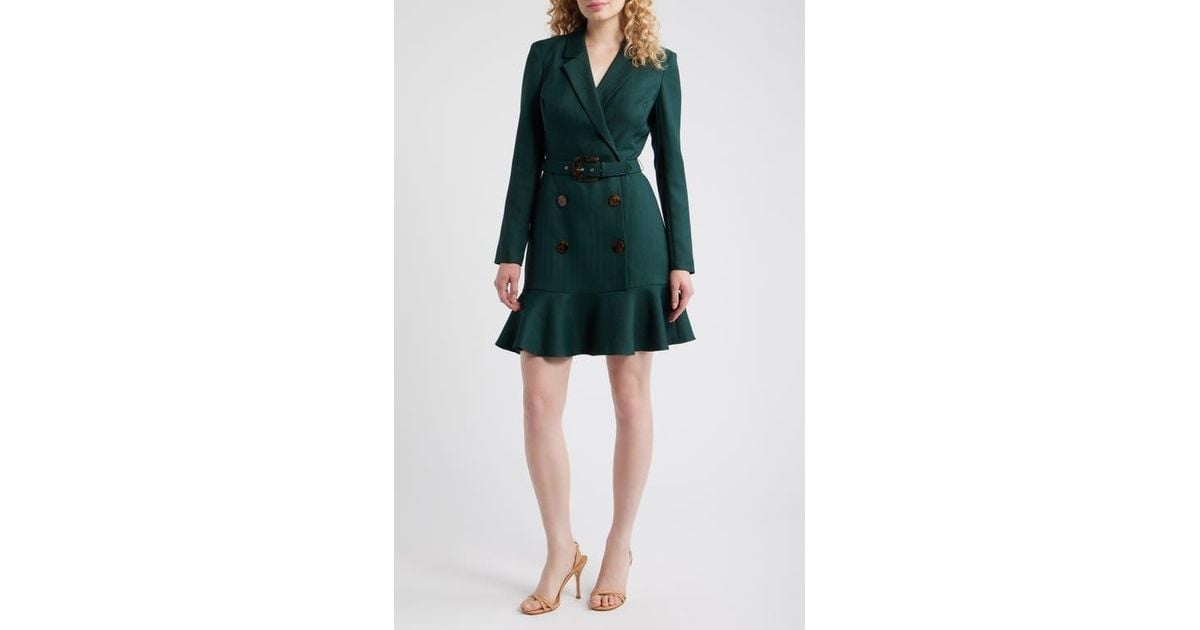 Eliza J Long Sleeve Blazer Dress in Black | Lyst Eliza J Long Sleeve Blazer Dress in Black | Lyst
