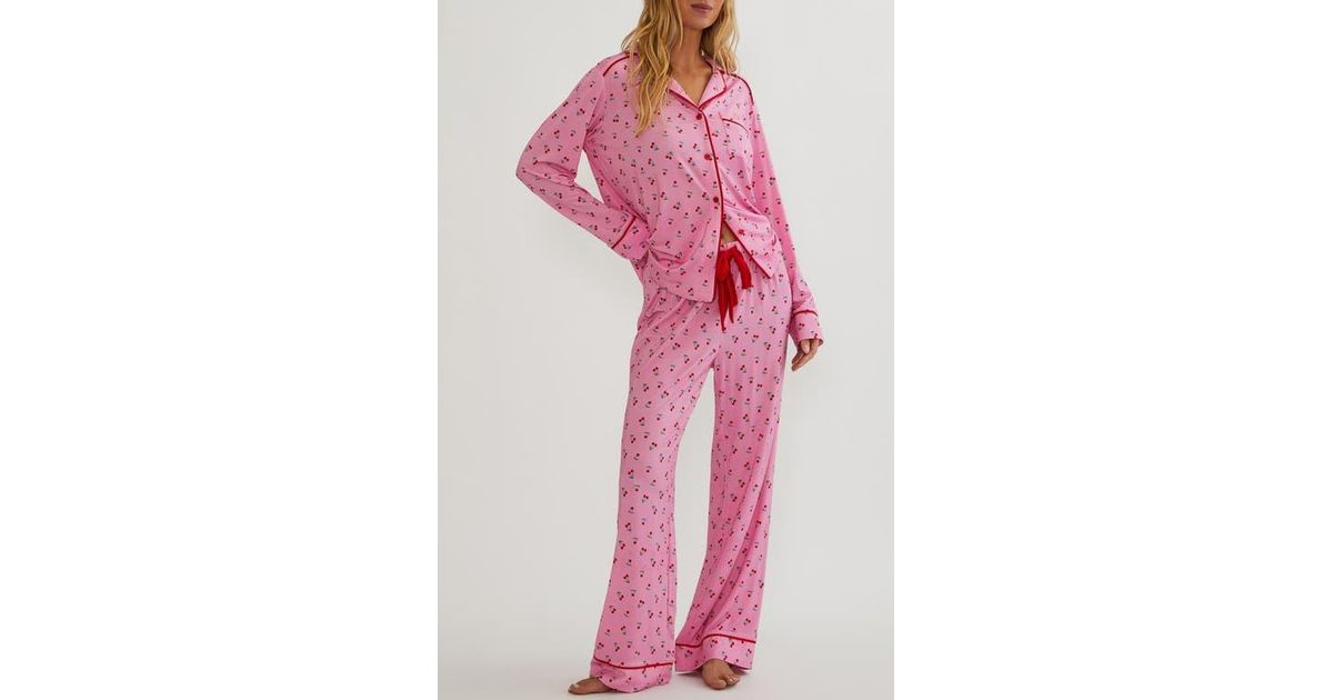 Beach Riot Livvy & Connie Pajamas in Pink | Lyst