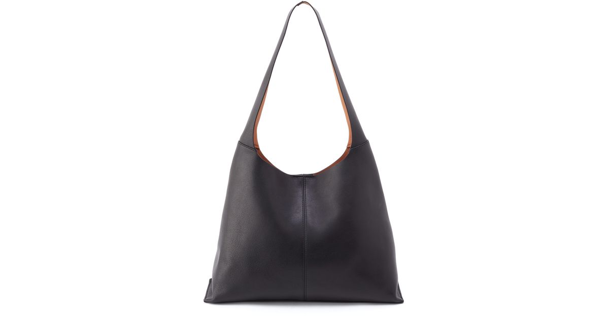 Hobo International Large Joni Leather Shoulder Bag in Black | Lyst