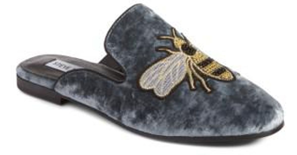 steve madden velvet mules