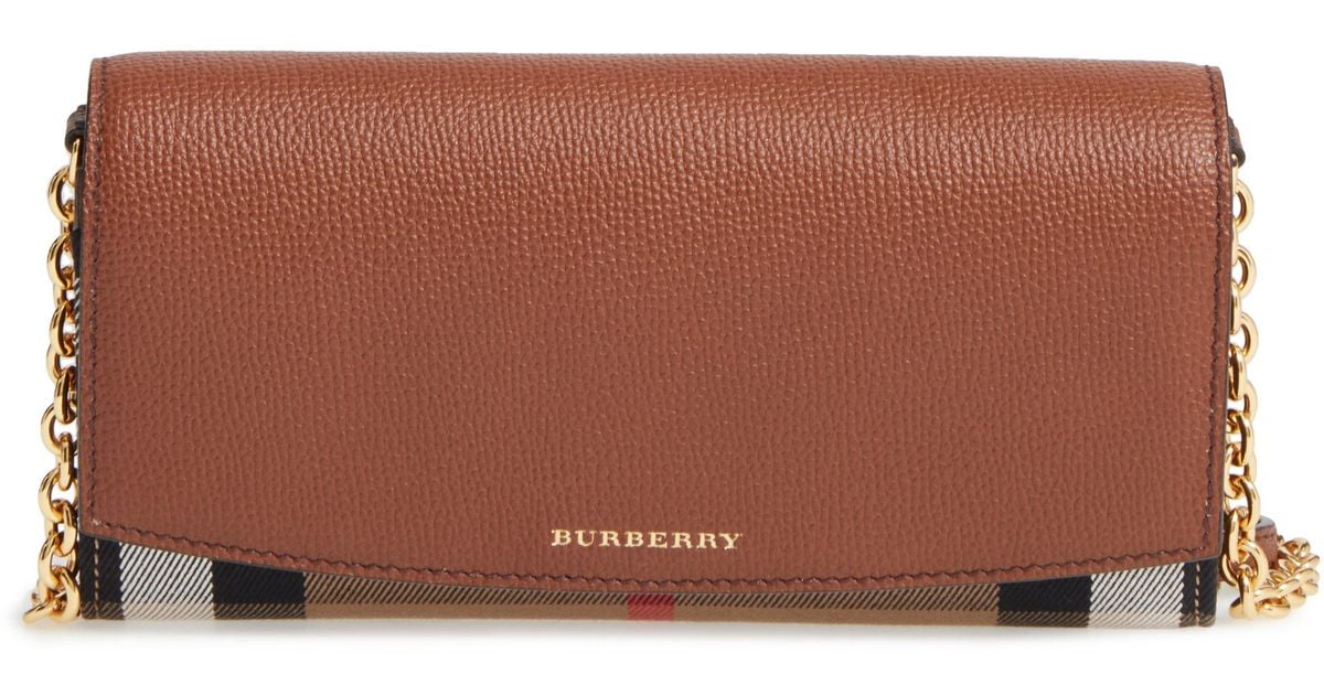 burberry henley wallet on chain