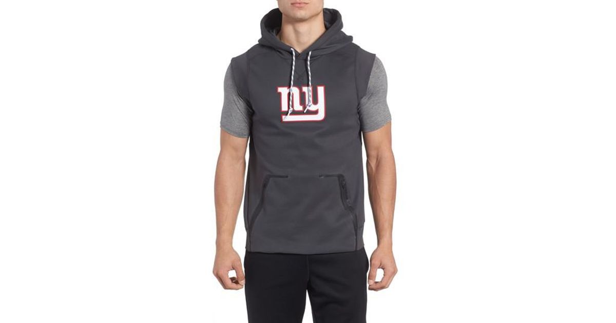 giants sleeveless hoodie