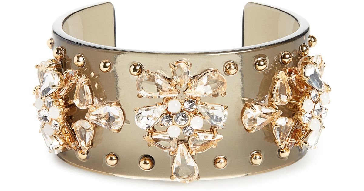 lucite cuff bracelet