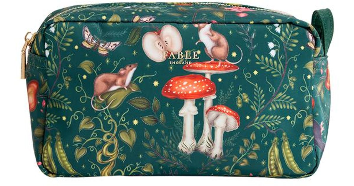 Fable England Into The Woods Travel Pouch in Green | Lyst