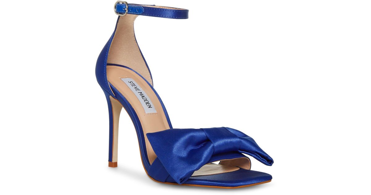 Steve Madden Trusty Ankle Strap Sandal in Blue | Lyst