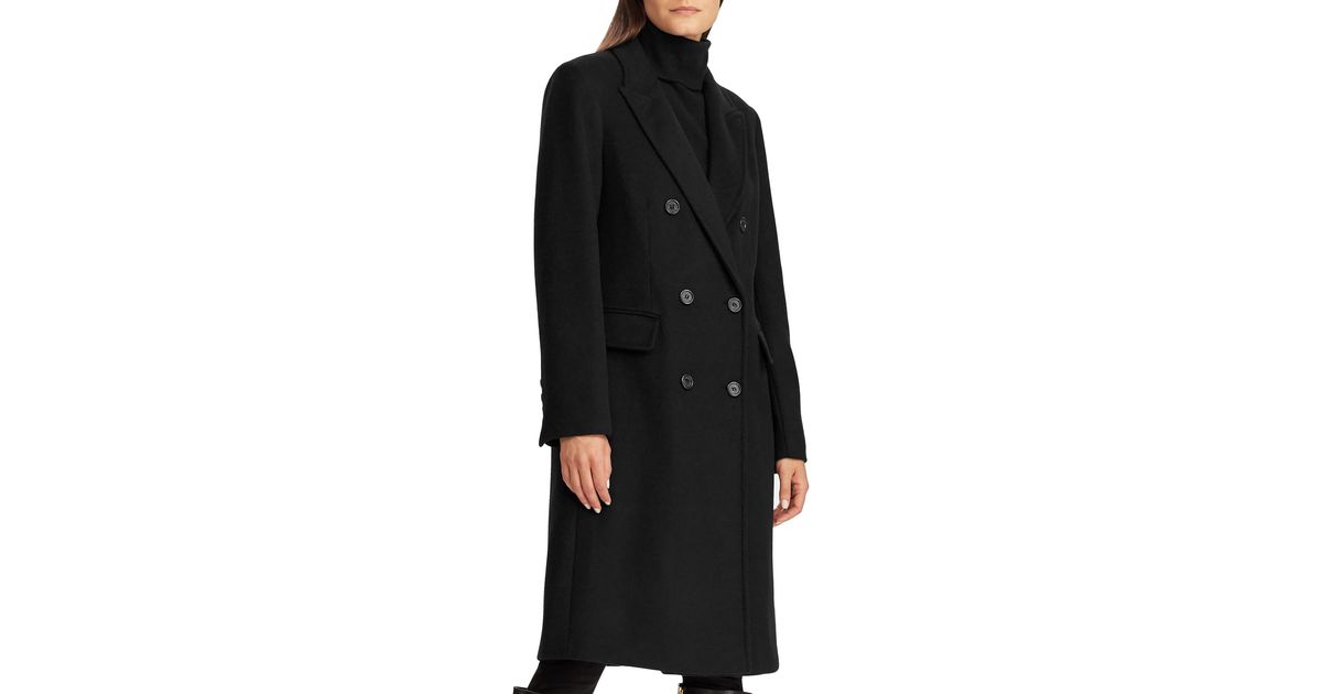 ralph lauren double breasted reefer coat