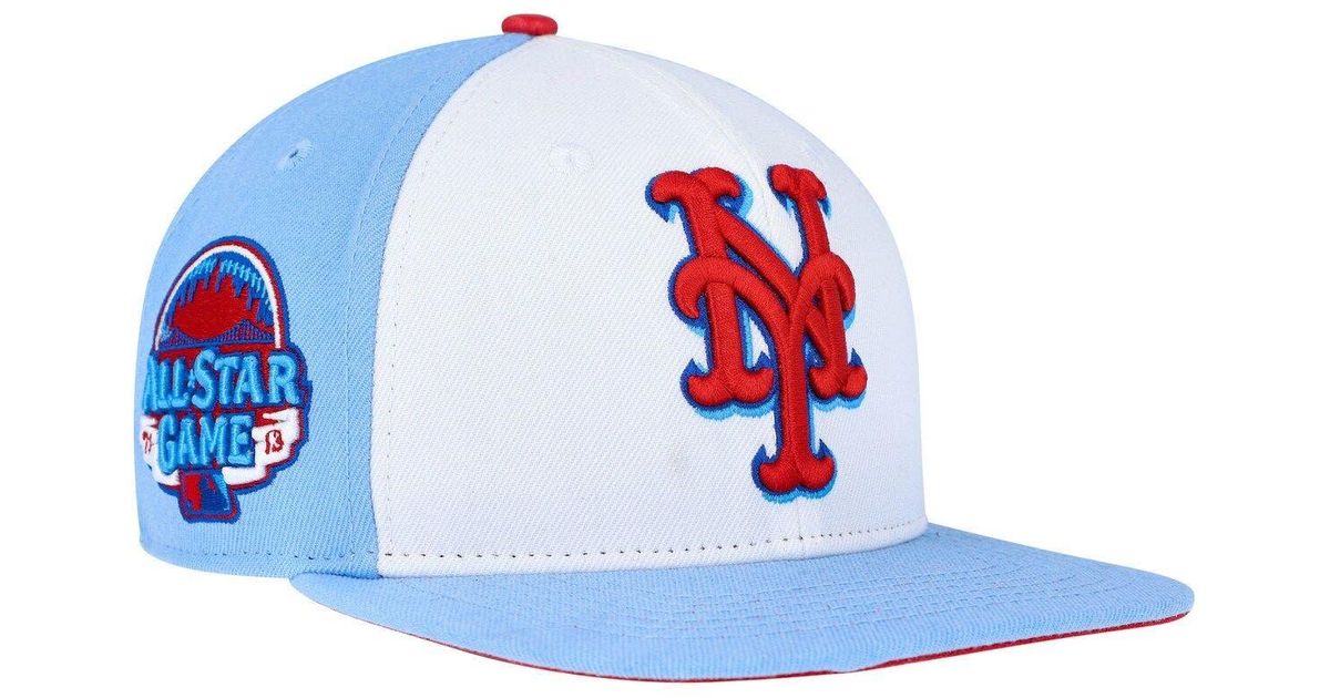 Pro Standard /light Blue New York Mets Blue Raspberry Ice Cream Drip Snapback Hat At Nordstrom