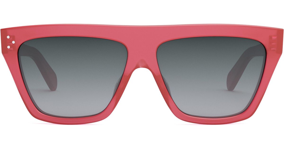 Celine Bold 3 Dots 58mm Flat Top Sunglasses | Lyst