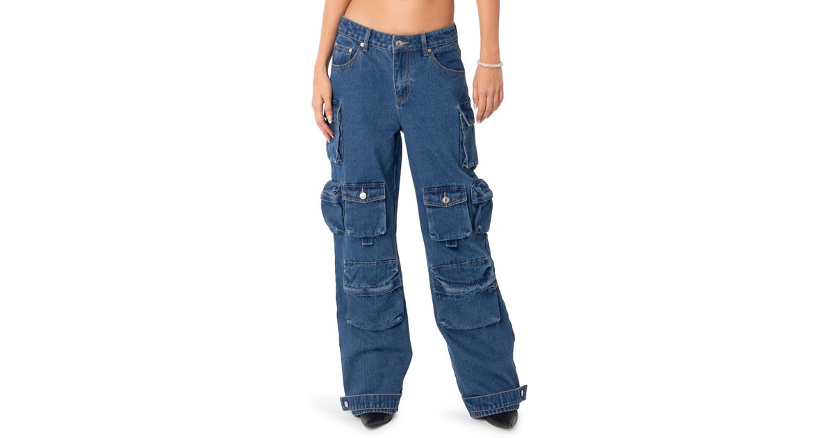 Dark Blue Cargo Jeans - Yildiz outfit