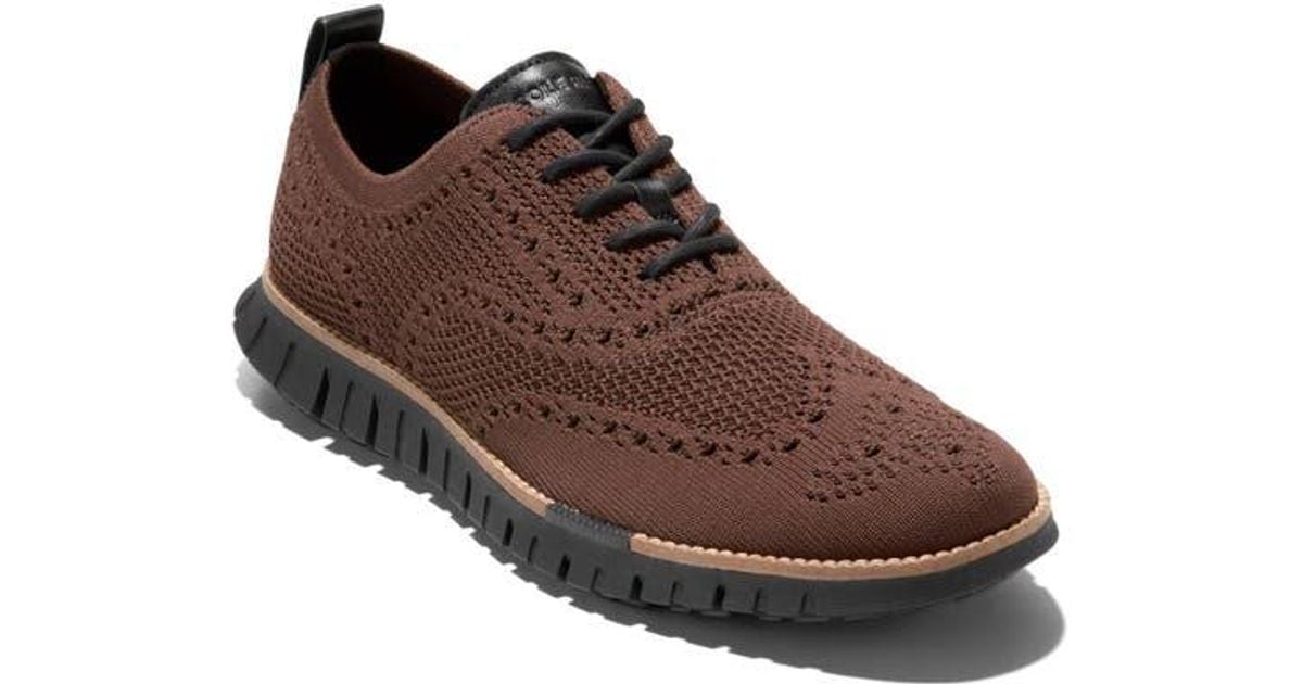 Cole Haan Men's Zerogrand Stitchlite Oxford - Lightweight Knit Oxford Shoes With Grand.OS Technology, Breathable & Flexible - View #2