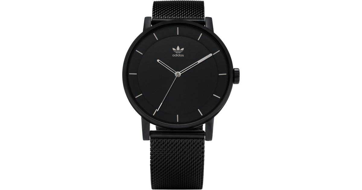 adidas district milanese bracelet watch 40mm