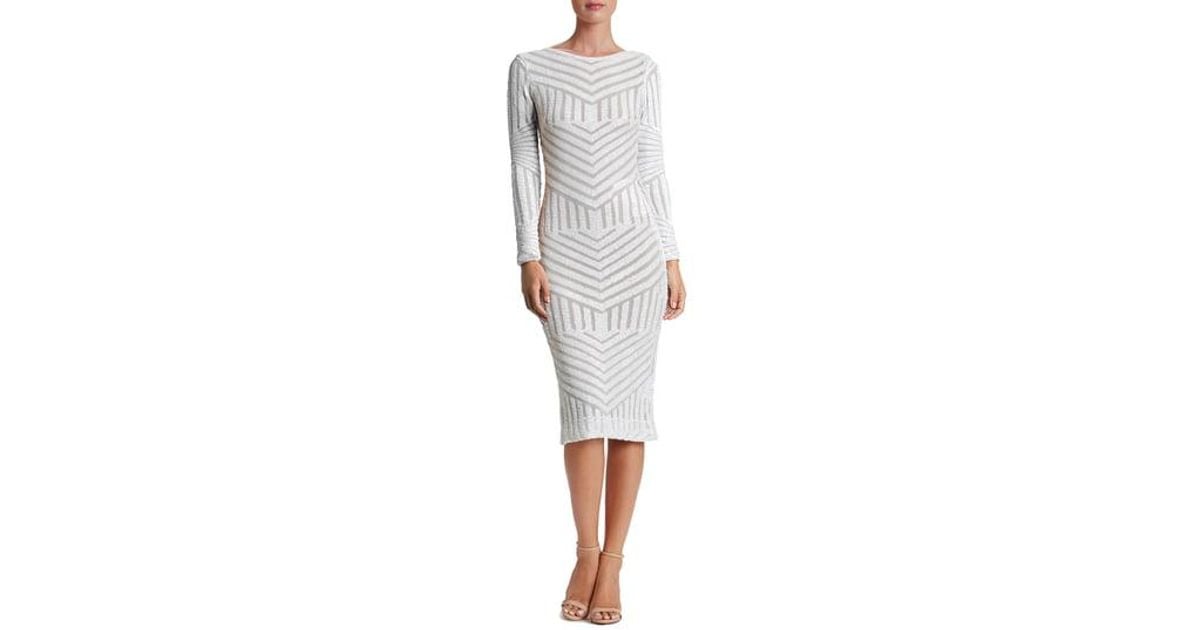 dress the population black emery dress
