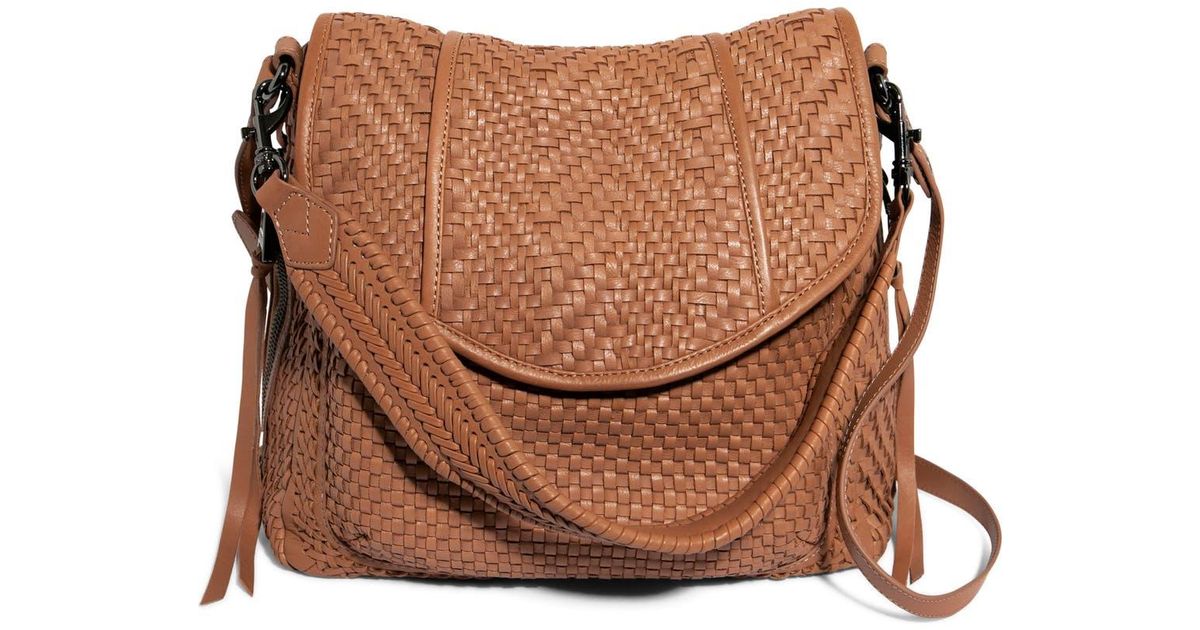 Aimee Kestenberg All For Love Woven Leather Shoulder Bag in Brown Lyst Aimee Kestenberg All For Love Woven Leather Shoulder Bag in Brown Lyst