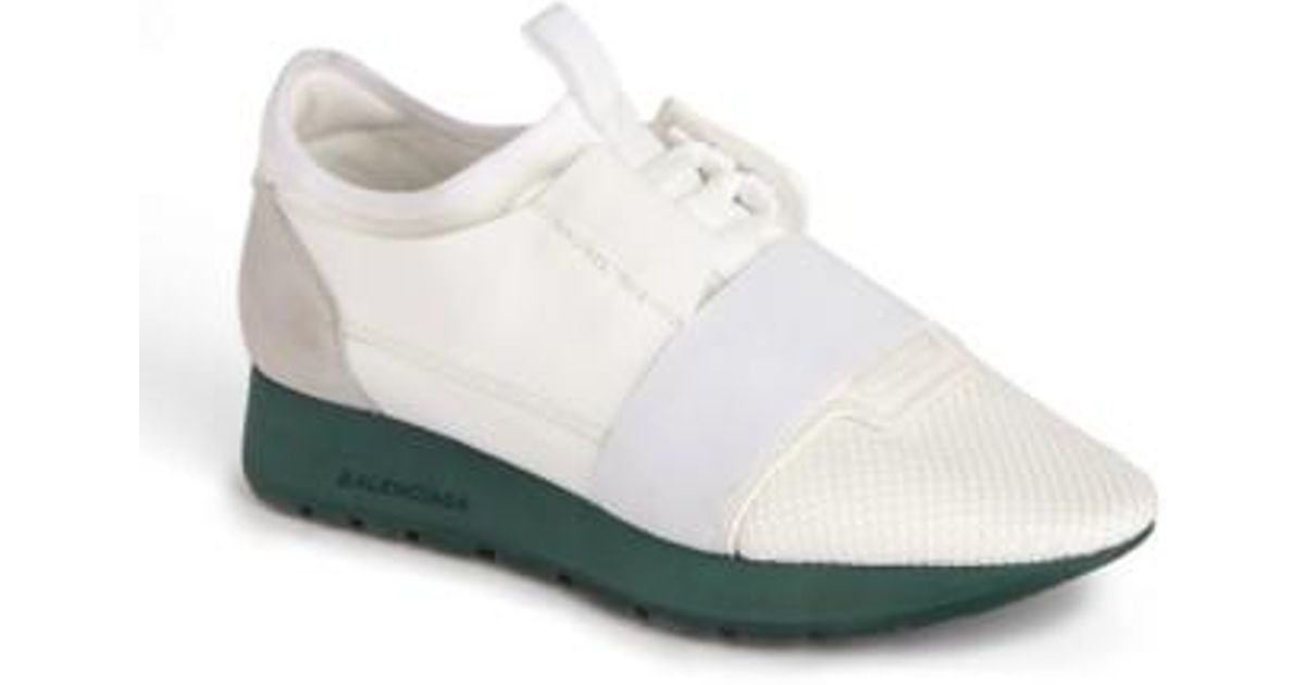 balenciaga mixed media trainer sneaker