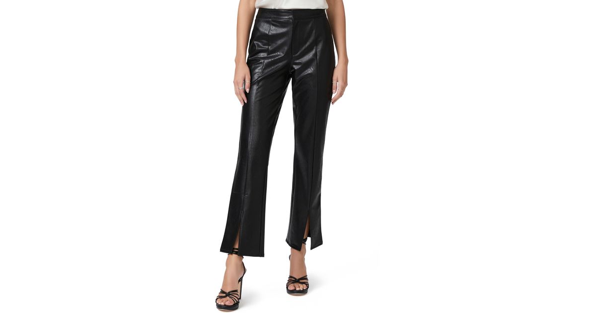 PAIGE Mesa Faux Leather Pants in Black | Lyst