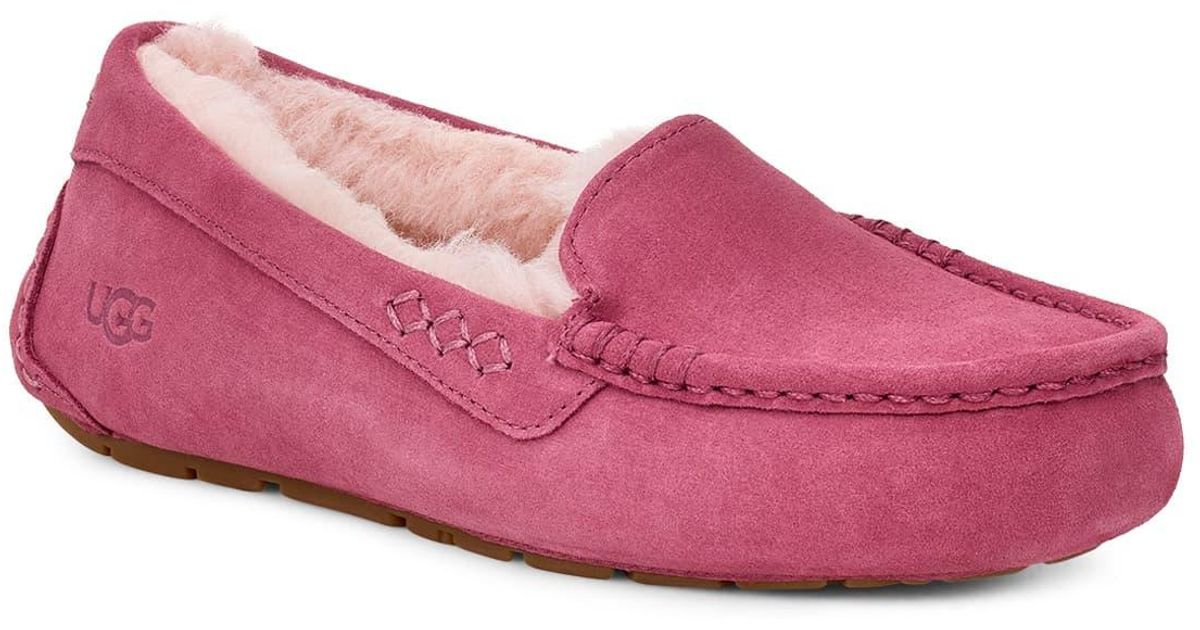 UGG Satin Ugg 'ansley Slipper in Pink Lyst
