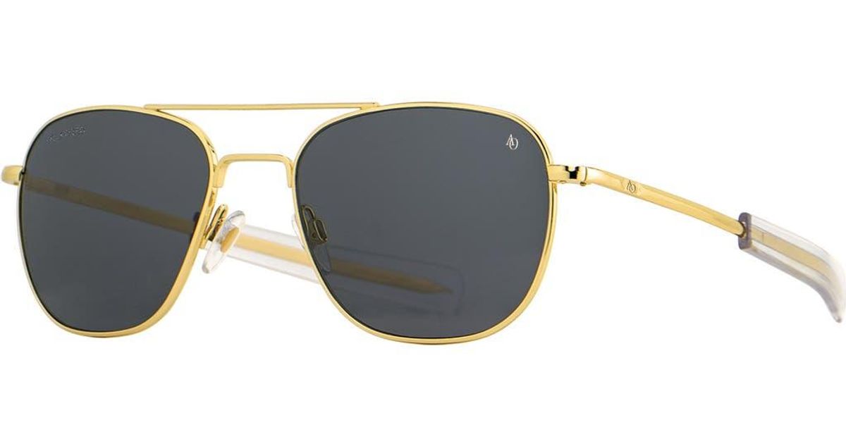 American Optical Original Pilot 57Mm Aviator Nylon Polarized in Gray | Lyst