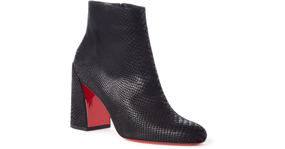 louboutin snake leather
