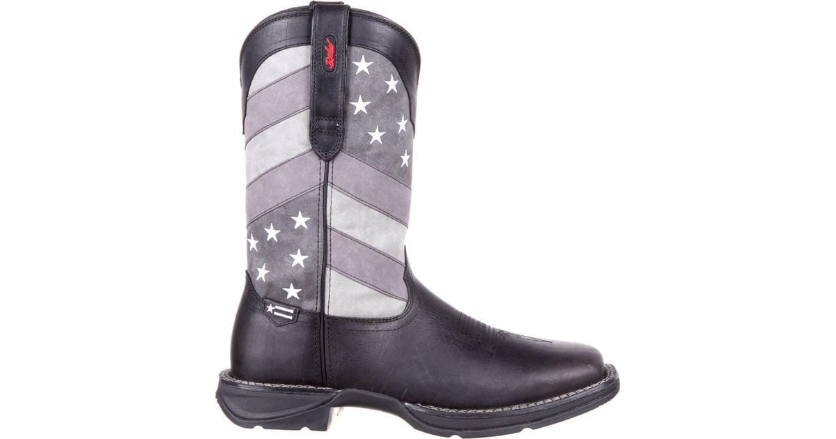 Durango Faded Flag Western Boot in Purple for Men | Lyst