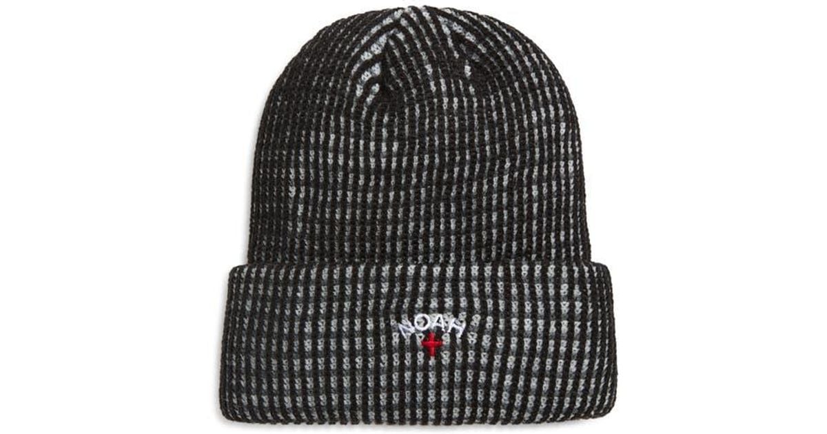 Noah Tri-Color Beanie in Black for Men | Lyst