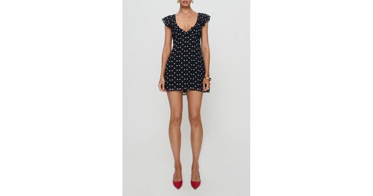 blue dress for baby girl Nellie Mini Dress | Black Polka Dot | Womens