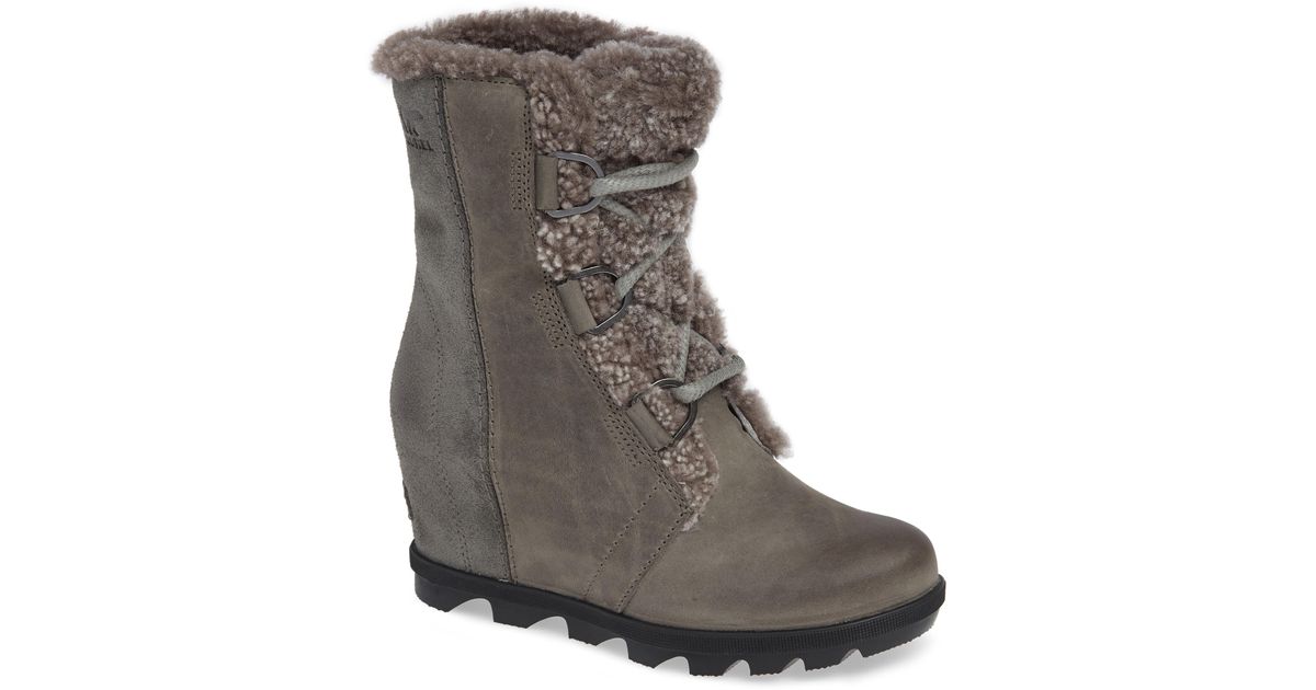 sorel joan of arc arctic wedge
